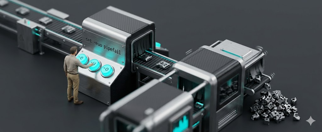 shell set -euo pipefail : l'option qui m'a sauvé 100 heures de debug