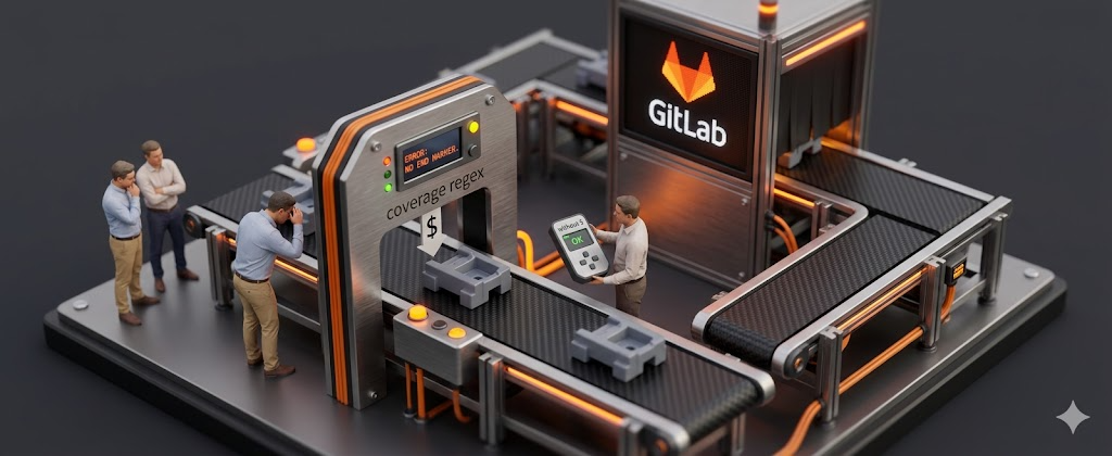 GitLab CI coverage regex : pourquoi ta regex ne matche jamais
